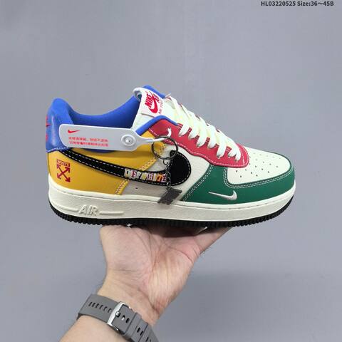 Nike Air Force 1 07 Low Multicolor EU 36-45 Sneaker - Unisex (BS-60141)