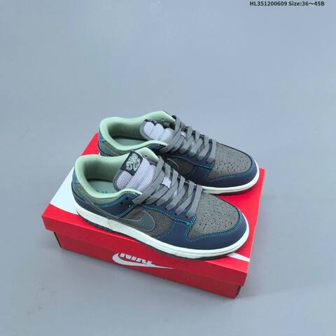 Nike SB Dunk Low Retro Navy Grey Mint Cream EU 36-45 Skate Shoe - Unisex (BS-59928)