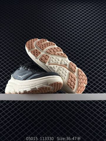 HOKA ONE ONE Bondi B3 Black Grey Cream Brown EU 36-47 Running Shoe Running Sneakers - Unisex (BS-86651)