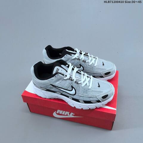 Nike P-6000 Grey White Black Khaki Cream EU 36-45 Running Shoe - Unisex (BS-60849)