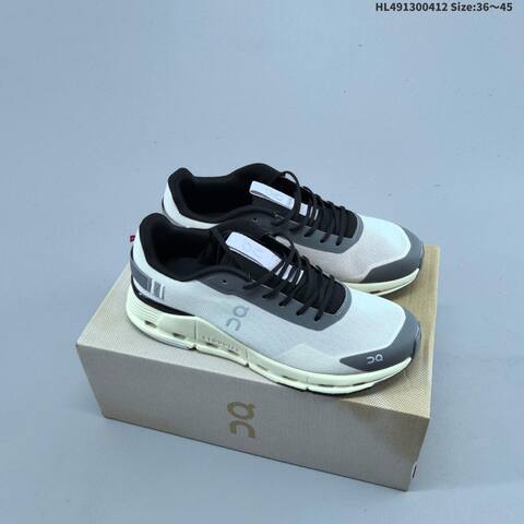 On Running Cloudnova Form 2 TT White Gray Black Or Purple Indigo White EU 36-45 Running Shoe Running Sneakers - Unisex (BS-69619)