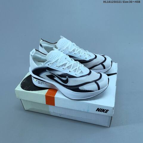 Nike ZoomX Vaporfly NEXT 4 Vaporweave White Black Orange EU 36-45 Running Shoe - Unisex (BS-61218)