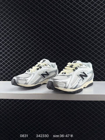 New Balance 204 White Silver Cream Black EU 36-47 Sneaker - Unisex (BS-82891)