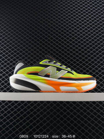 New Balance Fresh Foam Evoz V2 Black Neon Green Orange White Silver EU 36-45 Running Shoe Running Sneakers - Unisex (BS-82987)