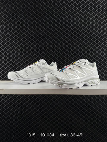 Salomon XT-6 GTX White Silver Grey EU 36-45 Trail Shoe Trail Running Sneakers - Unisex (BS-85958)