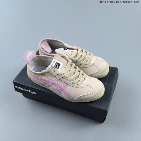 Onitsuka Tiger Mexico 66 Patou Beige Pink EU 36-40 Sneaker Casual Sneakers - Unisex (BS-69152)