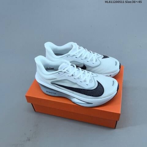Nike Zoom Fly 6 White Black Grey EU 36-45 Running Shoe - Unisex (BS-60400)