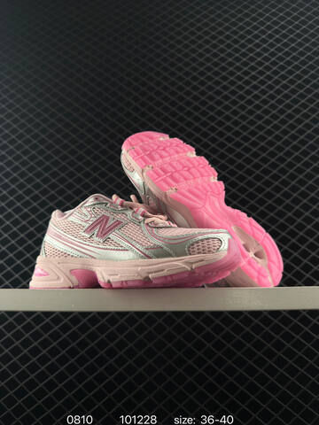 New Balance MR740 Light Pink Silver Bright Pink EU 36-40 Running Shoe - Unisex (BS-82983)