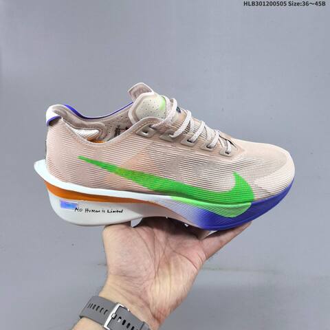 Nike ZoomX Vaporfly NEXT 4 Vaporweave Beige Green Orange Blue White EU 36-45 Running Shoe - Unisex (BS-60512)