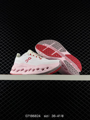 On Running Cloudtilt White Pink Red EU 36-41 Running Shoe Running Sneakers - Unisex (BS-85020)