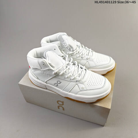 On Running THE ROGER Clubhouse Mid White Green Beige EU 36-45 Sneaker Casual Sneakers - Unisex (BS-69761)
