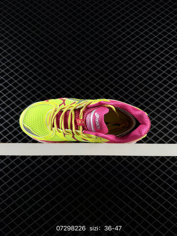 ASICS Gel Nimbus 16 Neon Yellow Hot Pink Silver EU 36-47 Running Shoe Running Sneakers - Unisex (BS-81676)