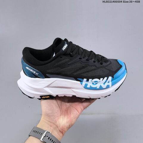 HOKA ONE ONE Mafate X Mafate Speed 4 Black Blue White EU 36-45 Trail Shoe Trail Running Sneakers - Unisex (BS-69347)