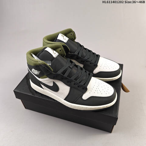 Nike Air Jordan 1 Retro High OG Black White AIR JORDAN DR6492-102 HL6 Lifestyle (BS-67575)
