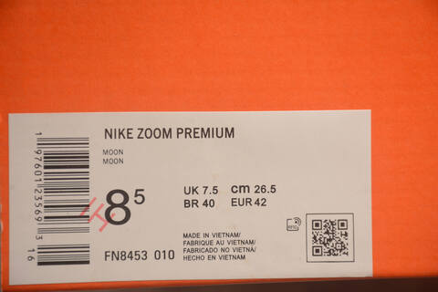 Nike Vomero Premium White Beige Orange Neon Green Running Shoe (BS-59712)