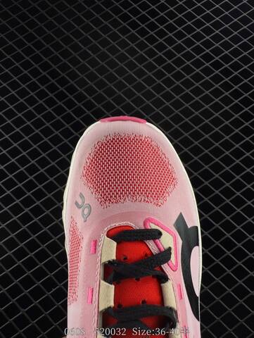 On Cloudmonster Hyper Pink Red Cream Black EU 36-40 Running Shoe Running Sneakers - Unisex (BS-85567)