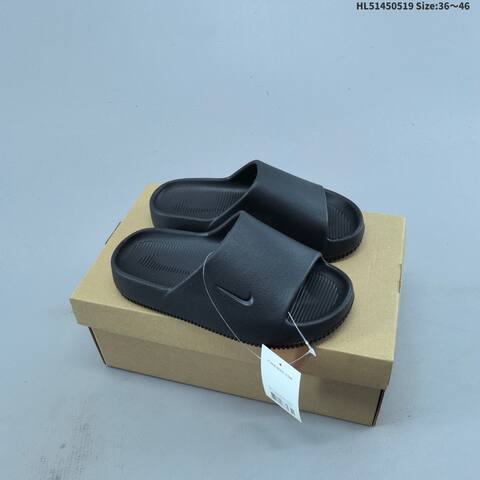 Nike Calm Slide Black White EU 36-46 Slides - Unisex (BS-60270)