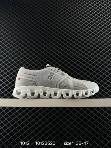 On Cloud 5 Grey Black White EU 36-47 Running Shoe Running Sneakers - Unisex (BS-85484)