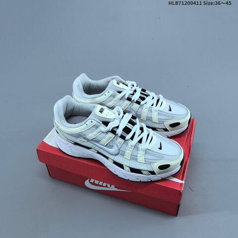 Nike P-6000 White Grey Black Cream EU 36-45 Running Shoe - Unisex (BS-60822)