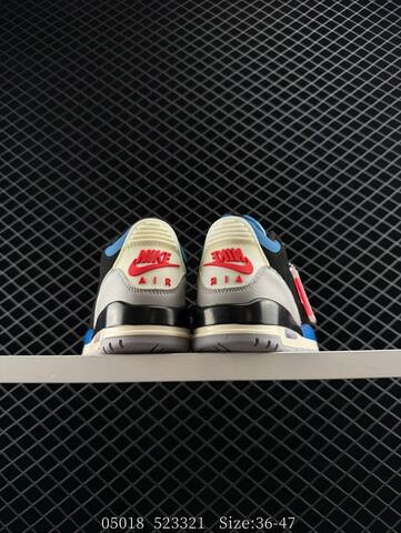 Jordan Air Jordan 3 Retro Rare Air Black White Blue Grey Red EU 36-47 Basketball Shoe - Unisex (BS-81347)