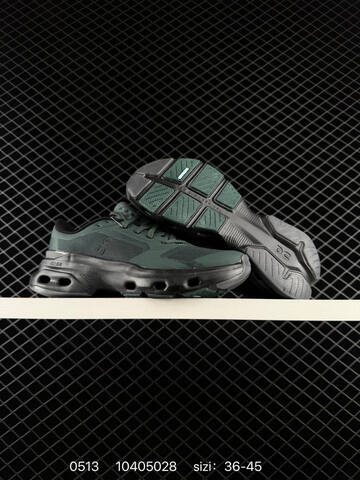 LOEWE x On Cloudpulse Dark Green Black EU 36-45 Running Shoe Running Sneakers - Unisex (BS-85283)