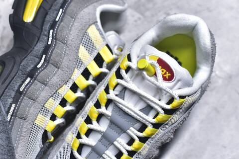 Nike Air Max 95 Grey White Black Yellow Sneaker (BS-59638)