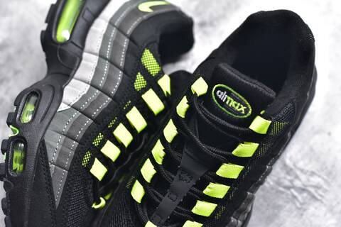 Nike Air Max 95 Black Grey Neon Green Sneaker (BS-59623)