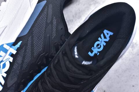 HOKA Mafate X Black White Blue Trail Shoe Trail Running Sneakers (BS-59416)