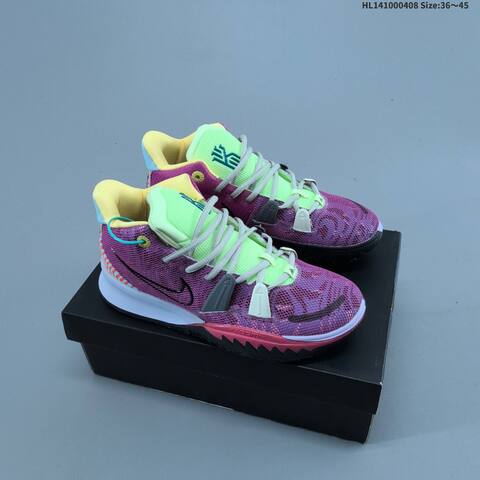 Nike Kyrie 7 Purple Neon Green Yellow Blue EU 36-45 Basketball Shoe - Unisex (BS-60903)