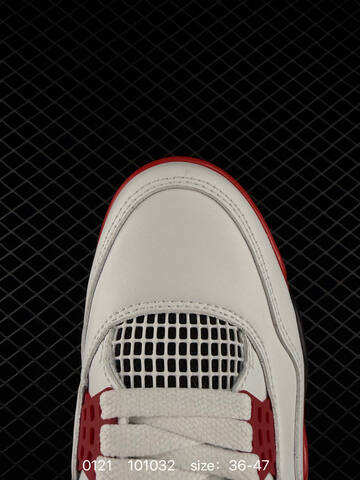 Jordan Air Jordan 4 Retro DC7770-160 White Red Black Grey EU 36-47 Basketball Shoe - Unisex (BS-79799)