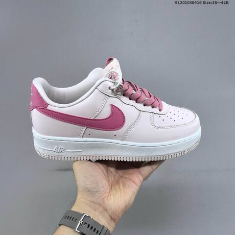 Nike Air Force 1 07 Light Pink Dark Pink White EU 36-42 Sneaker - Unisex (BS-60703)