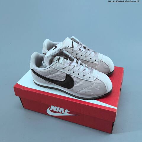 Nike Classic Cortez Light Pink Dark Brown White EU 36-41 Sneaker - Unisex (BS-61546)