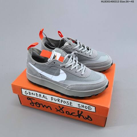 Nike Tom Sachs General Purpose Shoe Grey White Orange Yellow Cream EU 36-45 Sneaker - Unisex (BS-61345)