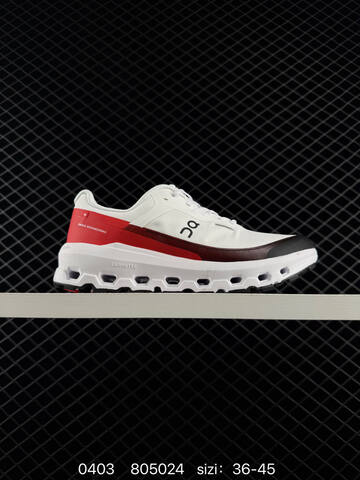 On Cloudsurfer Cloudtec Phase White Red Black EU 36-45 Running Shoe Running Sneakers - Unisex (BS-85374)