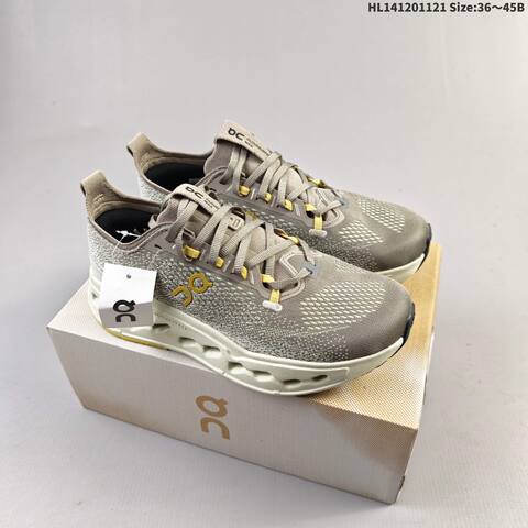 On Cloudsurfer Max Cream Beige Orange EU 36-45 Running Shoe Running Sneakers - Unisex (BS-69791)