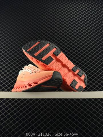 On Cloudsurfer White Beige Coral Black EU 36-45 Running Shoe Running Sneakers - Unisex (BS-85573)