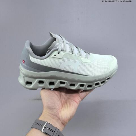 On Cloudmonster Void Mint Light Grey White EU 36-45 Running Shoe Running Sneakers - Unisex (BS-69598)