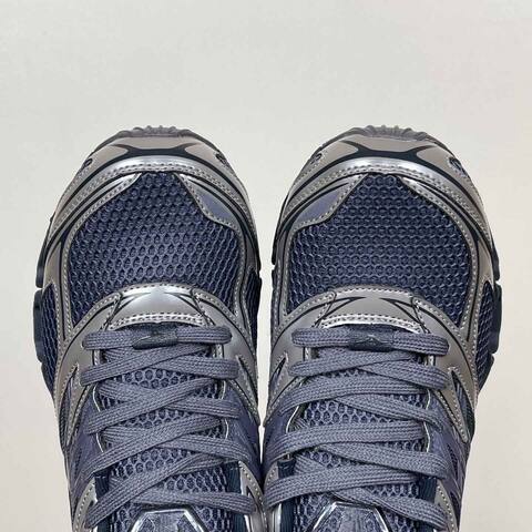 Mizuno Wave Prophecy LS D1d A251104 Navy Blue Silver Black Running Shoe Running Sneakers (BS-86782)