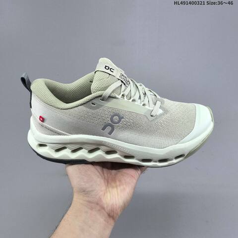 On Cloudsurfer Trail 2 Cream Off White Gray EU 36-46 Trail Shoe Trail Running Sneakers - Unisex (BS-69667)