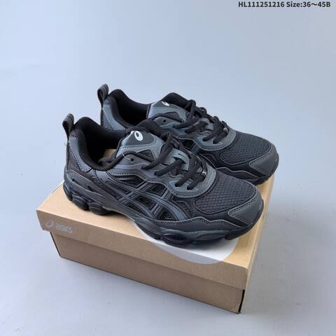 ASICS GEL-NYC AHAR Black Dark Grey EU 36-45 Running Shoe Running Sneakers - Unisex (BS-69146)