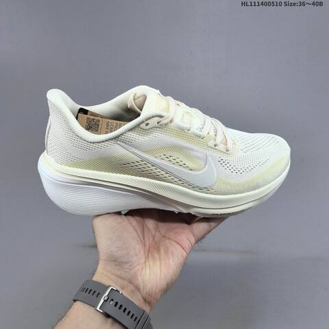 Nike Air Zoom Pegasus 42 Cream White Pale Yellow EU 36-40 Running Shoe - Unisex (BS-60422)