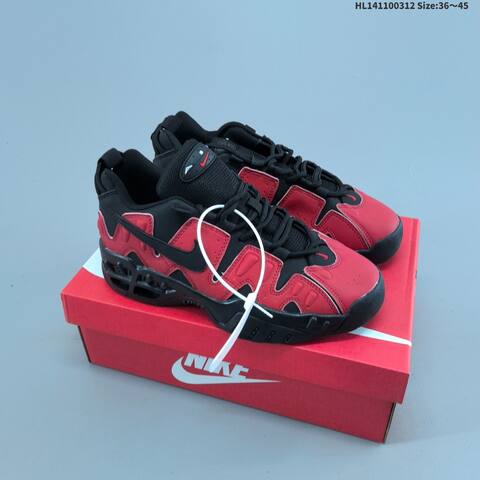 Nike Air More Uptempo Low Black Red Navy White EU 36-45 Basketball Shoe - Unisex (BS-61350)