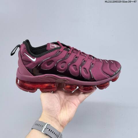 Nike Air Vapormax Plus Burgundy Black Purple Red EU 39-47 Running Shoe - Unisex (BS-61055)