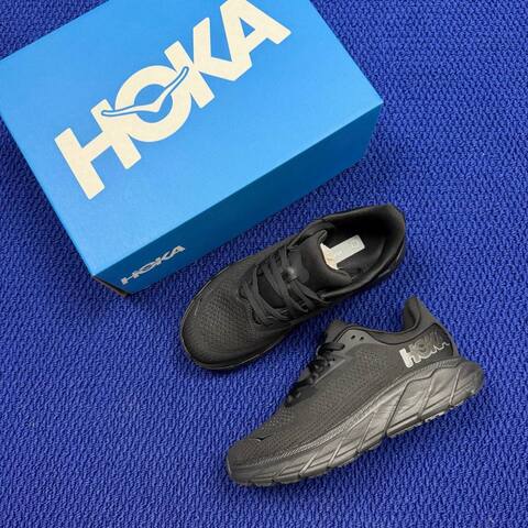 HOKA Arahi 7 Black Dark Grey Running Shoe Running Sneakers (BS-86828)