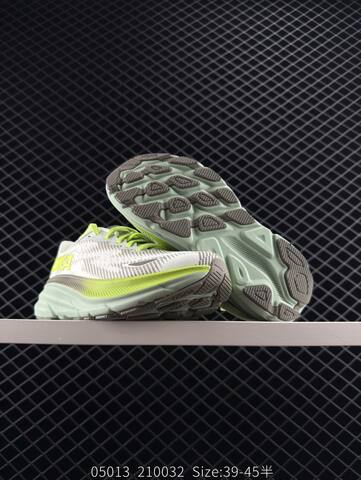 HOKA ONE ONE Clifton 9 White Grey Neon Green Mint Green EU 39-45 Running Shoe Running Sneakers - Unisex (BS-86656)