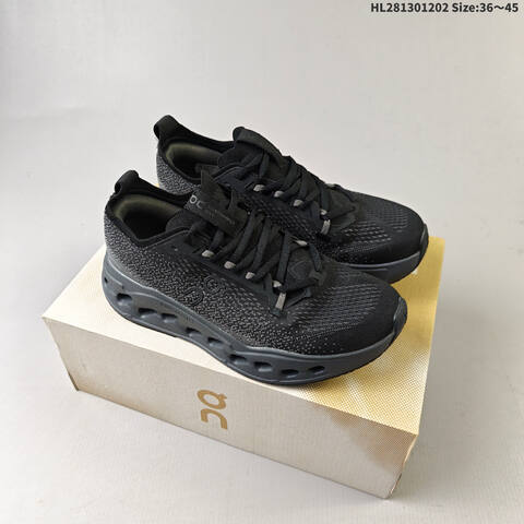 On Cloudsurfer Max Black Dark Gray EU 36-45 Running Shoe Running Sneakers - Unisex (BS-69757)