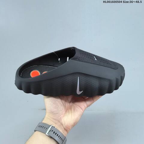 Nike Mind 001 Black Silver Orange EU 36-48 5 Slides - Unisex (BS-60532)