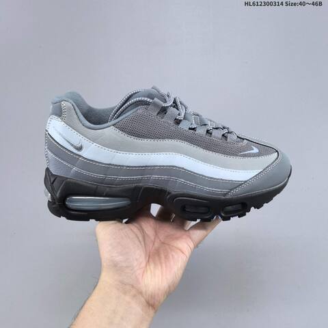 Nike Air Max 95 Cool Grey Light Blue Black EU 40-46 Running Shoe - Men's (BS-61316)