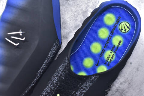 Nike NOCTA x Nike Mind 001 Concepts Black Blue Neon Green Silver Sneaker (BS-59694)