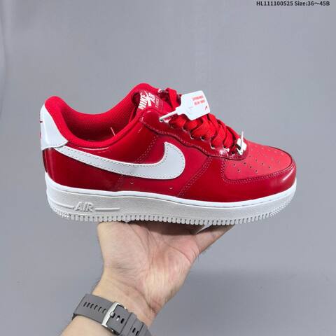 Nike Air Force 1 07 Red White EU 36 45 Sneaker EU 36-45 - Unisex (BS-60139)